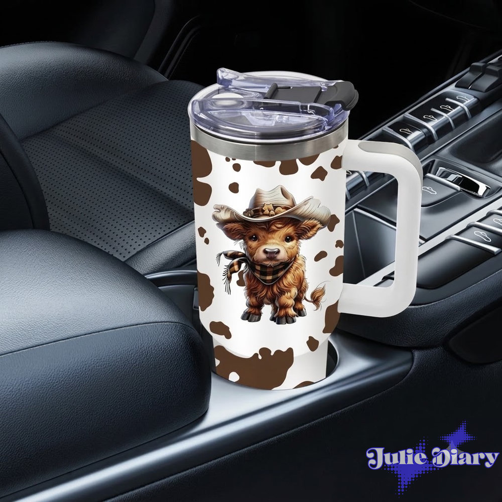 Cute Highland Cow Tumbler Cute Highland Cow Tumbler