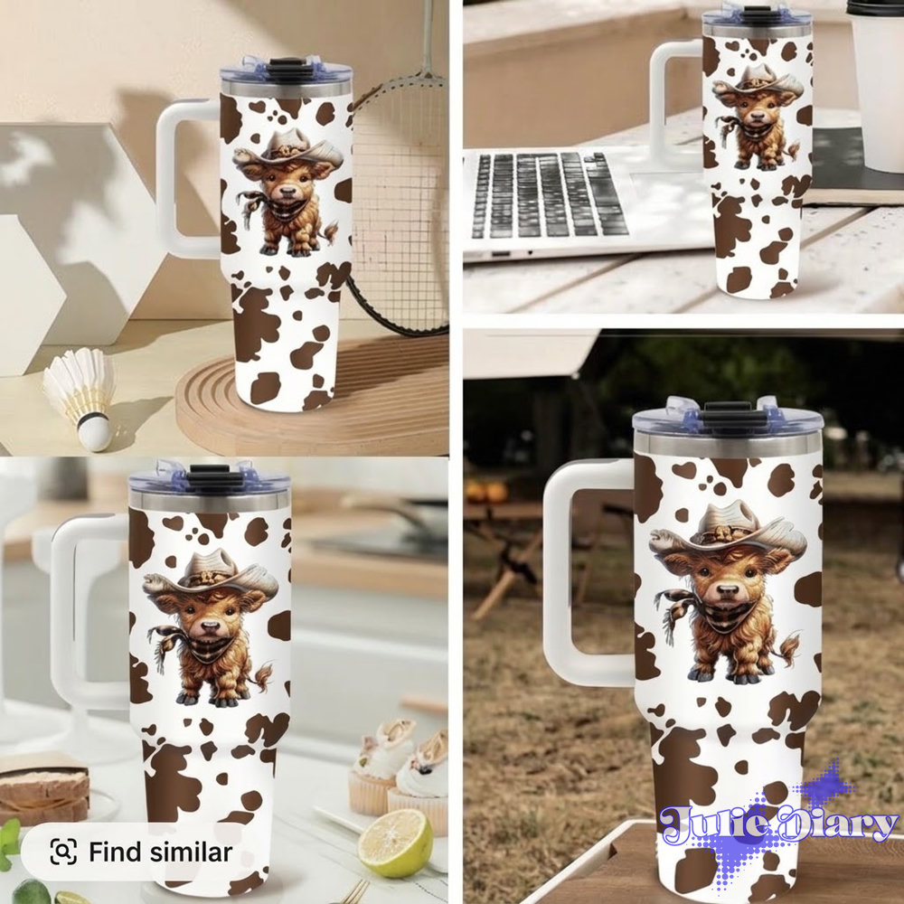 Cute Highland Cow Tumbler Cute Highland Cow Tumbler