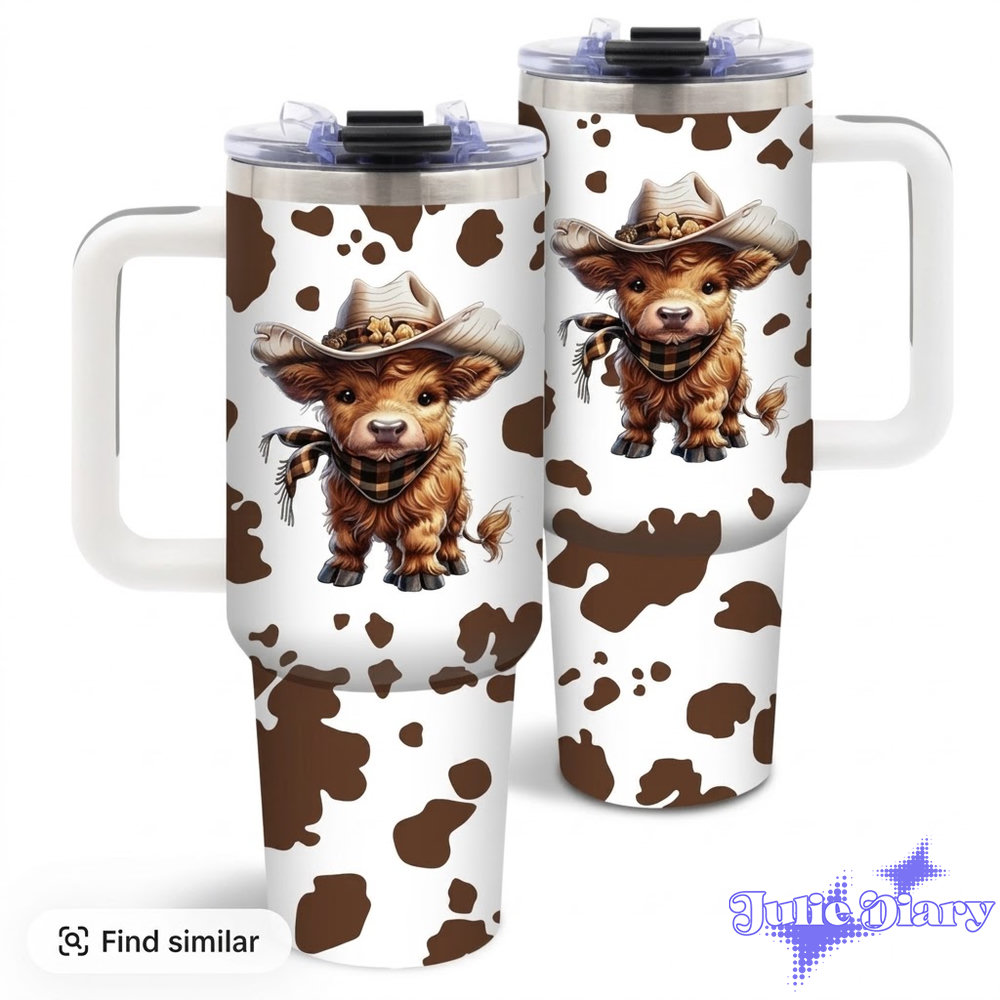 Cute Highland Cow Tumbler Cute Highland Cow Tumbler