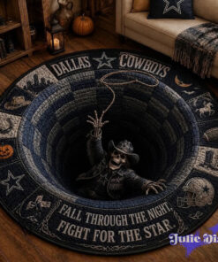 Dallas Cowboys 2026 Halloween Quilted Round Rug