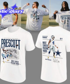 Dallas Cowboys Dak Prescott Signatures Print 2026 Shirt