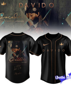 Davido “A Royal Night In London” 2026 Baseball Jersey Davido “A Royal Night In London” 2026 Baseball Jersey