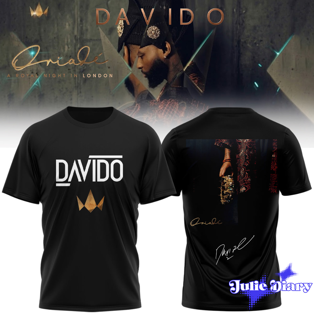Davido “A Royal Night In London” 2026 Hoodie & Tee Davido “A Royal Night In London” 2026 Hoodie & Tee