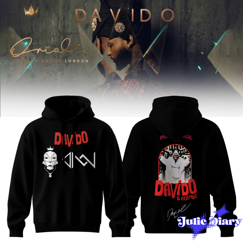 Davido “A Royal Night In London” 2026 Hoodie & Tee Davido “A Royal Night In London” 2026 Hoodie & Tee
