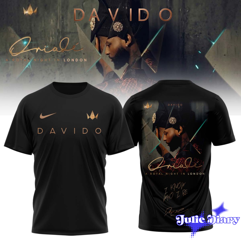 Davido “A Royal Night In London” 2026 Hoodie & Tee Davido “A Royal Night In London” 2026 Hoodie & Tee