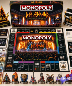 Def Leppard Monopoly Board Game Def Leppard Monopoly Board Game