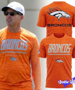 Denver Broncos Brilliant Orange Velocity Graphic T-Shirt
