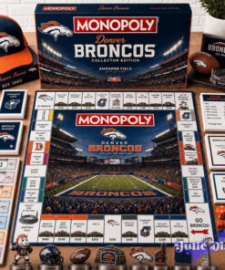 Denver Broncos Monopoly Board Game Denver Broncos Monopoly Board Game