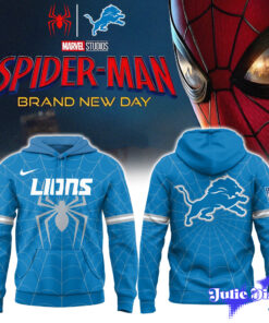 Detroit Lions x Spider Man Hoodie & Tee Detroit Lions x Spider Man Hoodie & Tee