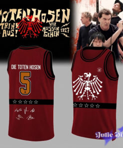 Die Toten Hosen Trink Aus! Wir Müssen Gehen Tour 2026-27 Basketball Jersey