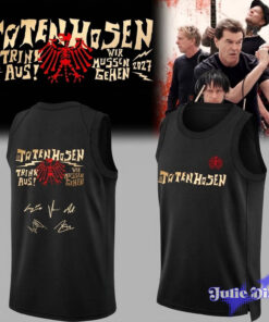 Die Toten Hosen Trink Aus! Wir Müssen Gehen Tour 2026-27 Basketball Jersey