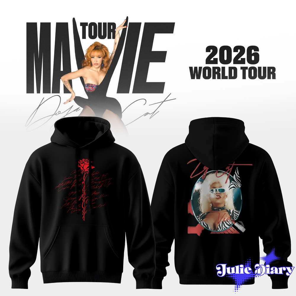 Doja Cat – Ma Vie World Tour Hoodie & Tee Doja Cat – Ma Vie World Tour Hoodie & Tee