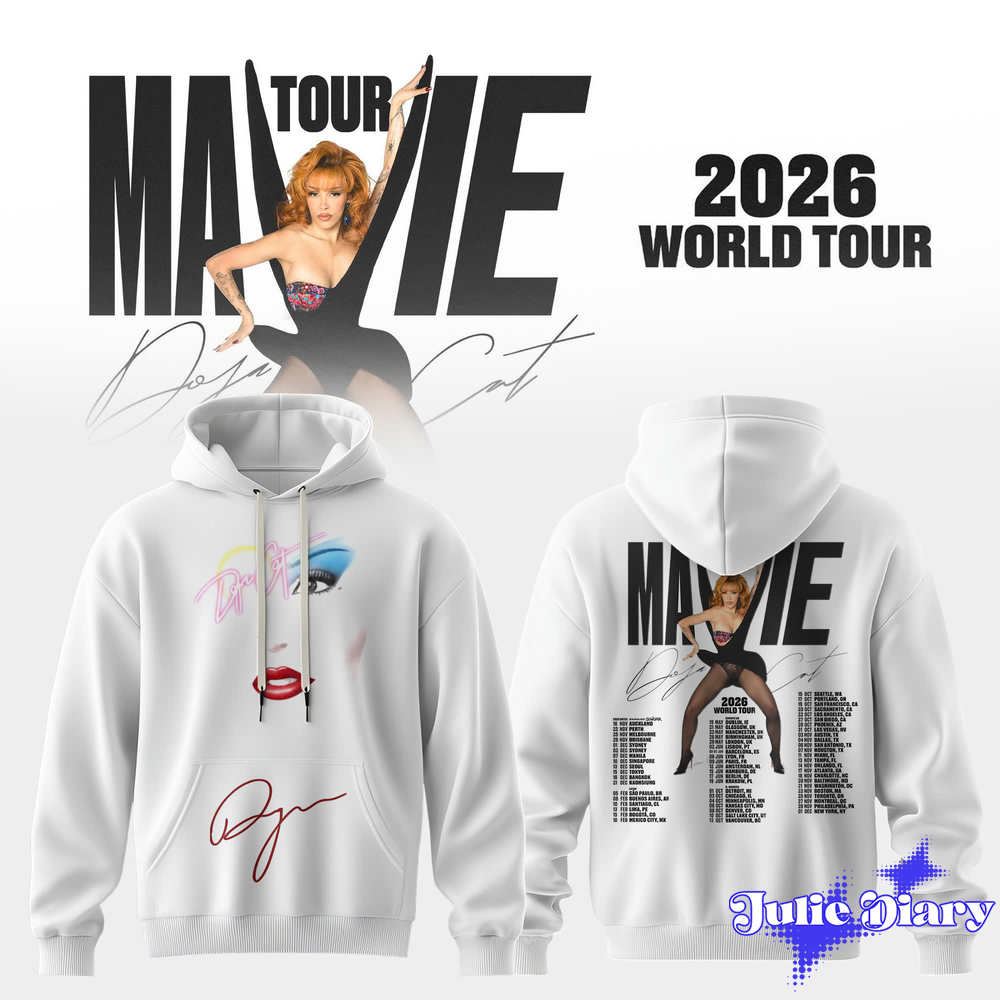 Doja Cat – Ma Vie World Tour Hoodie & Tee Doja Cat – Ma Vie World Tour Hoodie & Tee