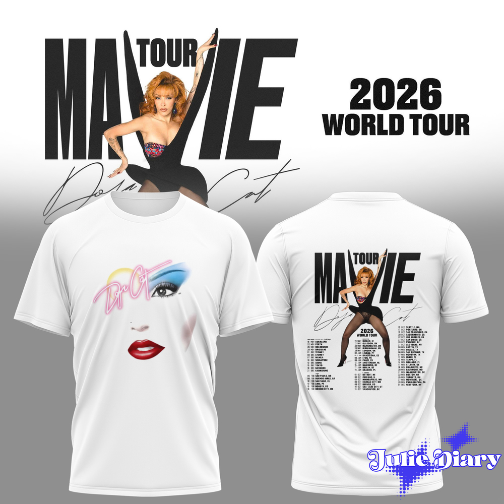 Doja Cat – Ma Vie World Tour Hoodie & Tee Doja Cat – Ma Vie World Tour Hoodie & Tee
