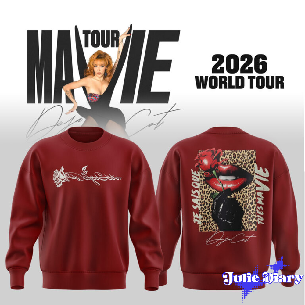 Doja Cat – Ma Vie World Tour Hoodie/Sweatshirt/Tee Doja Cat – Ma Vie World Tour Hoodie/Sweatshirt/Tee