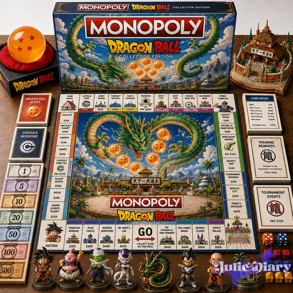 Dragon Ball Monopoly Board Game Dragon Ball Monopoly Board Game