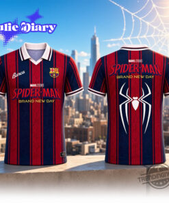 FC Barcelona Spider Man Brand New Day Special Edition Football Jersey