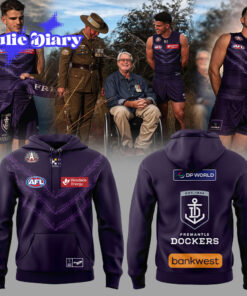 Fremantle Dockers 2026 ANZAC Day Hoodie & Tee Fremantle Dockers 2026 ANZAC Day Hoodie & Tee