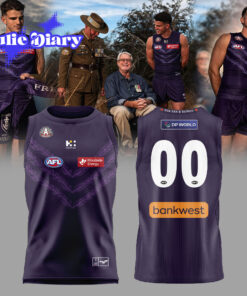 Fremantle Dockers 2026 ANZAC Day Basketball Jersey Fremantle Dockers 2026 ANZAC Day Basketball Jersey
