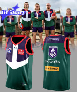Fremantle Dockers Retro Guernsey Basketball Jersey Fremantle Dockers Retro Guernsey Basketball Jersey