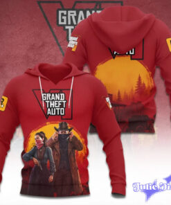 GTA 6 Special Red Hoodie & Tee