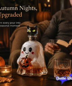Ghost Pumpkin Halloween – Spooky Glass Whiskey Bottle Ghost Pumpkin Halloween – Spooky Glass Whiskey Bottle