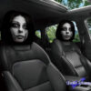 Smiling Face Haunt Halloween Car Headrest Cover 2026 Smiling Face Haunt Halloween Car Headrest Cover 2026