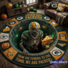 Houston Texans 2026 Halloween Quilted Round Rug Houston Texans 2026 Halloween Quilted Round Rug