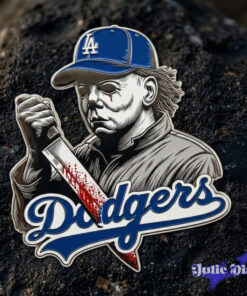 Halloween Iconic Characters x LA Dodgers Button Pin
