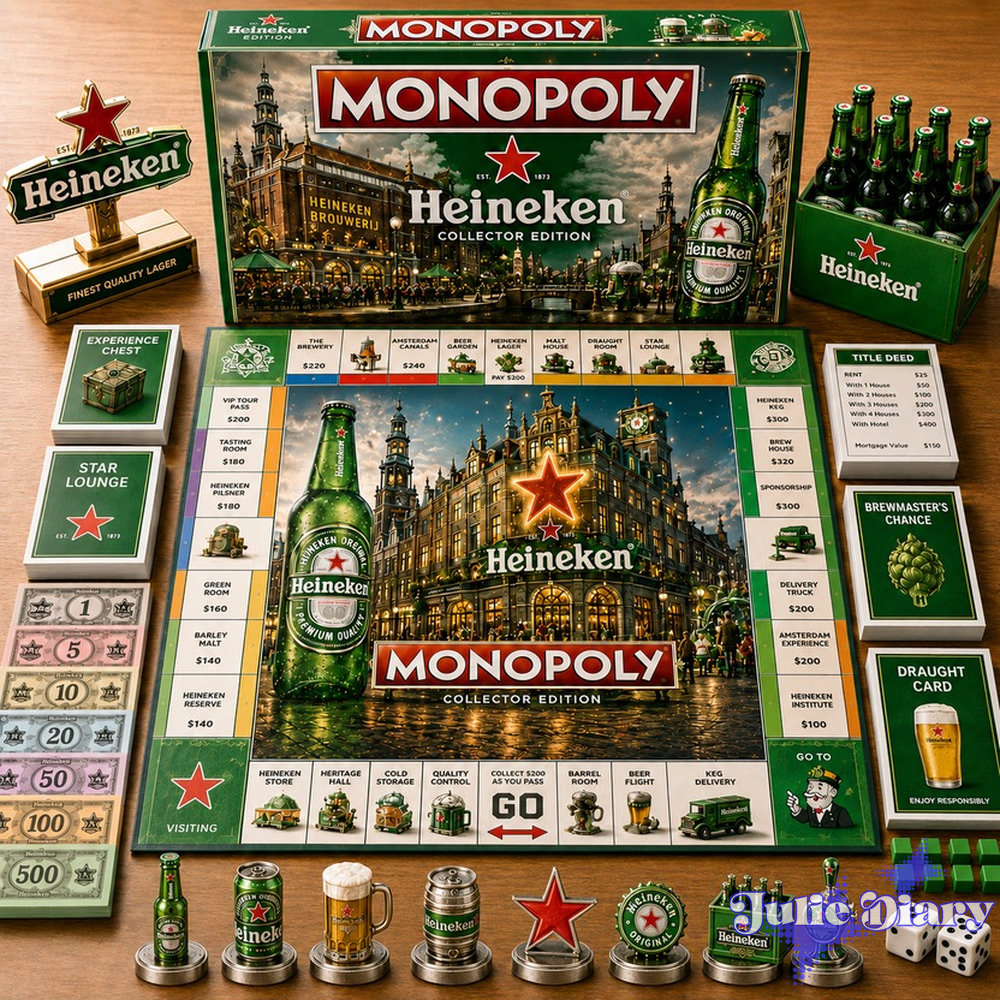Heineken Monopoly Board Game Heineken Monopoly Board Game