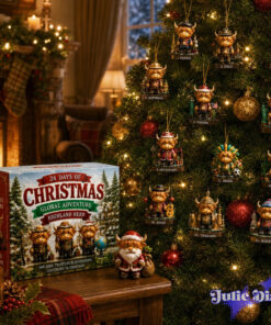 Highland Cow Global Countries Advent Calendar