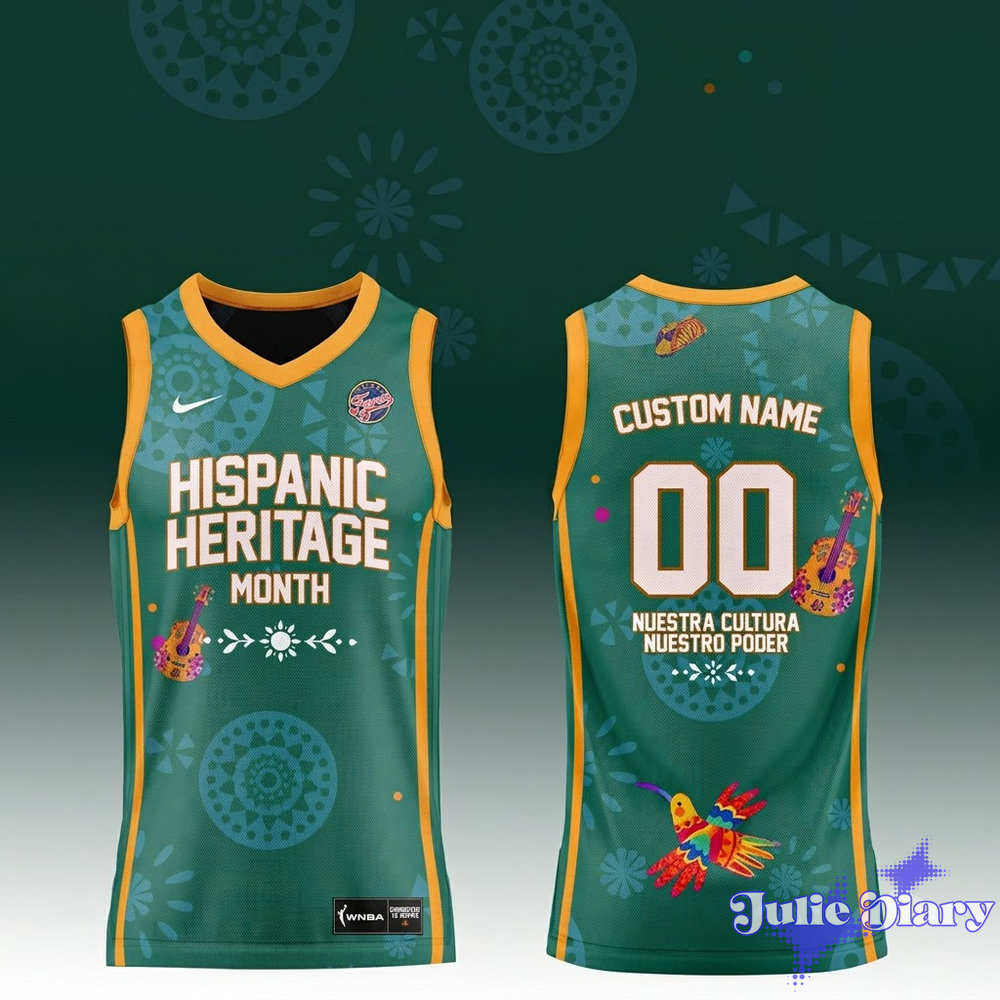 Hispanic Heritage Month WNBA Basketball Jersey Hispanic Heritage Month WNBA Basketball Jersey