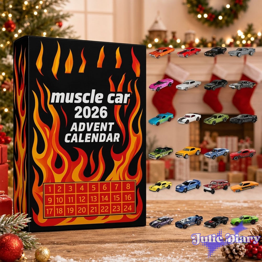 Hot Wheels Muscle Toy Car Advent Calendar Hot Wheels Muscle Toy Car Advent Calendar