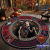 Indianapolis Colts 2026 Halloween Quilted Round Rug Indianapolis Colts 2026 Halloween Quilted Round Rug