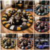 Beetlejuice Halloween Full Team NFL Round Rug Beetlejuice Halloween Full Team NFL Round Rug