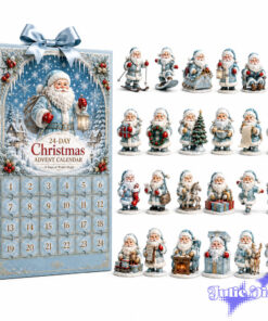Icy Santa Claus Christmas Countdown Advent Calendar