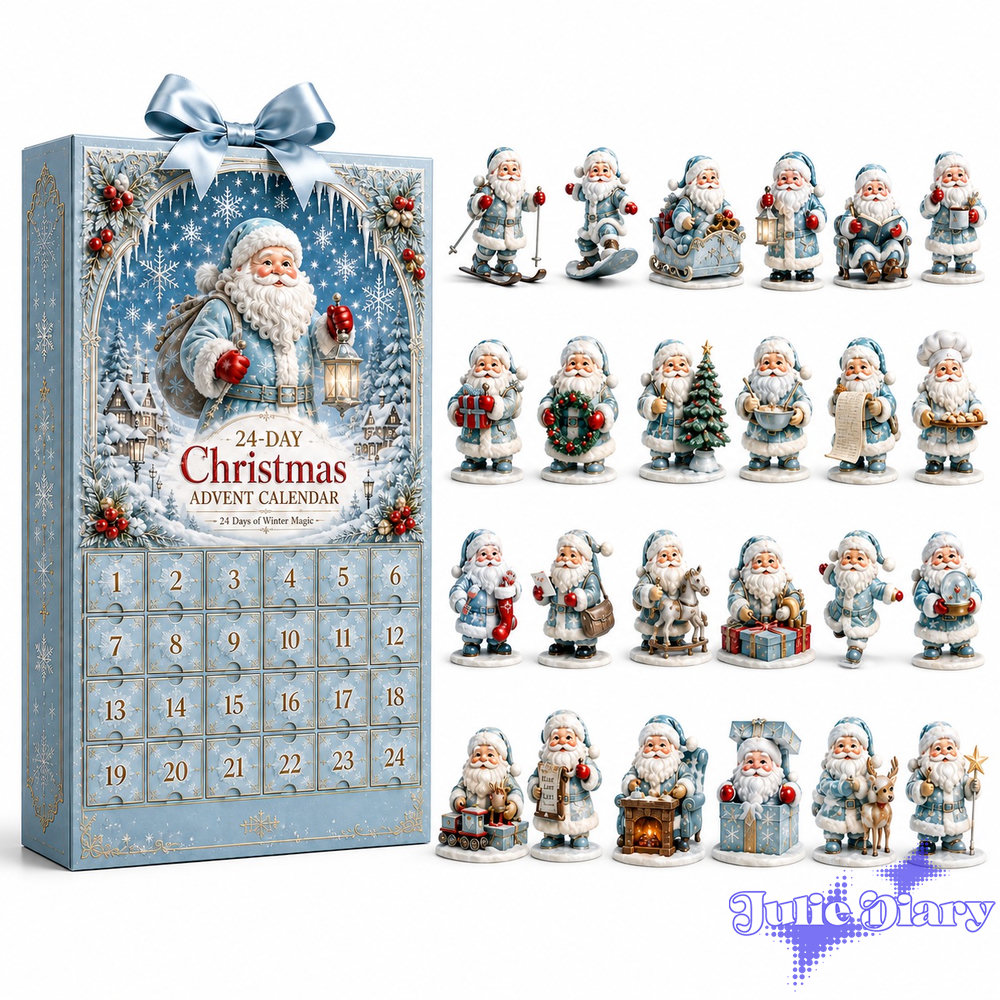 Icy Santa Claus Christmas Countdown Advent Calendar Icy Santa Claus Christmas Countdown Advent Calendar