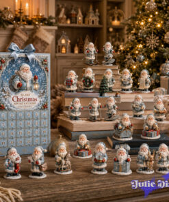 Icy Santa Claus Christmas Countdown Advent Calendar