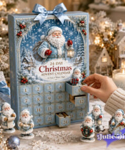 Icy Santa Claus Christmas Countdown Advent Calendar