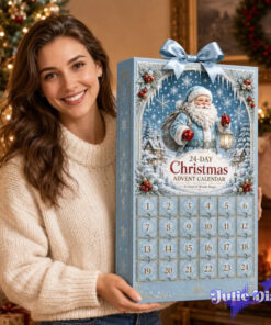 Icy Santa Claus Christmas Countdown Advent Calendar