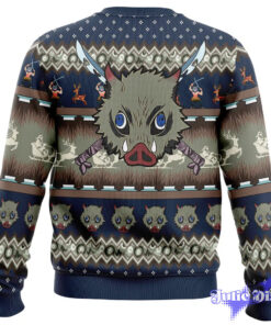 Inosuke Demon Slayer Ugly Christmas Sweater