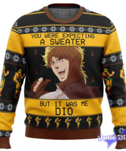 It Was Me Dio Jojo’s Ugly Christmas Sweater It Was Me Dio Jojo’s Ugly Christmas Sweater