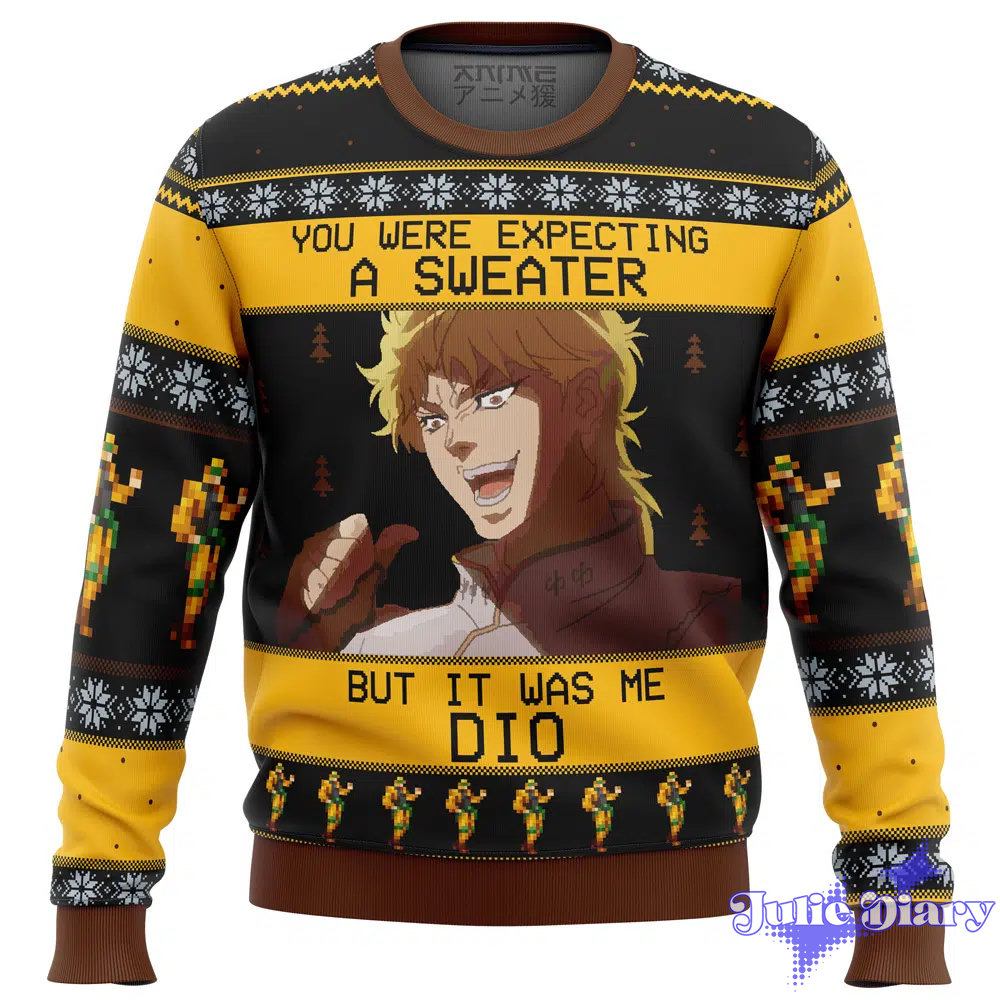 It Was Me Dio Jojo’s Ugly Christmas Sweater It Was Me Dio Jojo’s Ugly Christmas Sweater