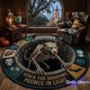 Indianapolis Colts 2026 Halloween Quilted Round Rug Indianapolis Colts 2026 Halloween Quilted Round Rug