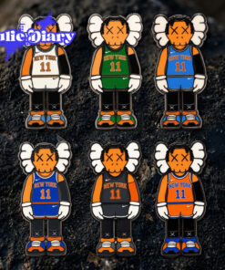 Jalen Brunson Knicks KAWS Button Pin Jalen Brunson Knicks KAWS Button Pin