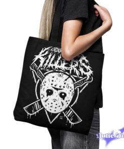 Jason Mask Voorhees Friday the 13th Tote Bag