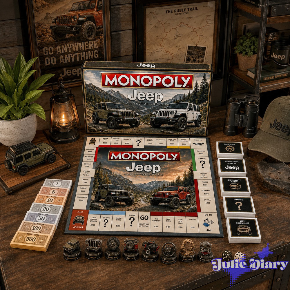Jeep Monopoly Board Game Jeep Monopoly Board Game