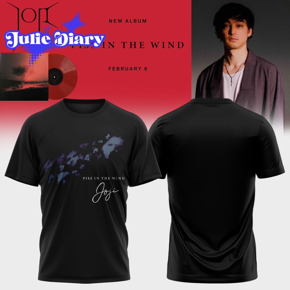 Joji Piss In The Wind Album 2D T-Shirt Joji Piss In The Wind Album 2D T-Shirt