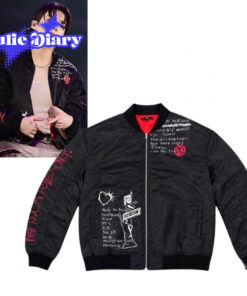 Jungkook BTS What Is Your Love Song Bomber Jacket Jungkook BTS What Is Your Love Song Bomber Jacket