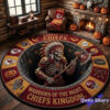 Las Vegas Raiders 2026 Halloween Quilted Round Rug Las Vegas Raiders 2026 Halloween Quilted Round Rug